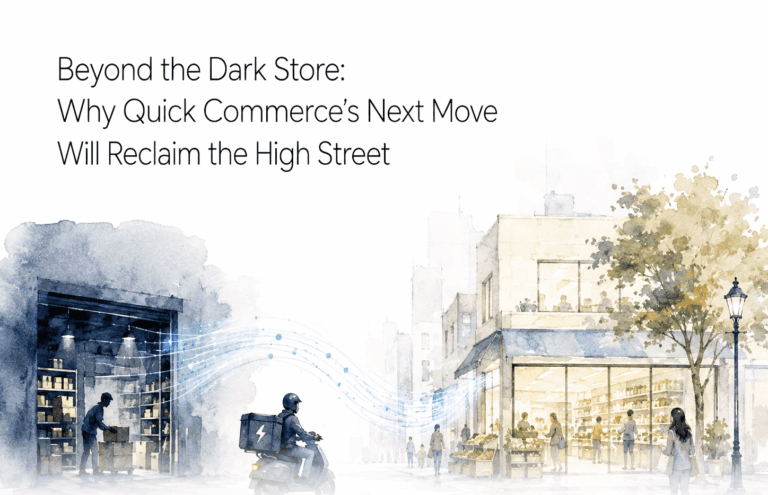 Beyond the Dark Store: Why Quick Commerce’s Next Move Will Reclaim the High Street